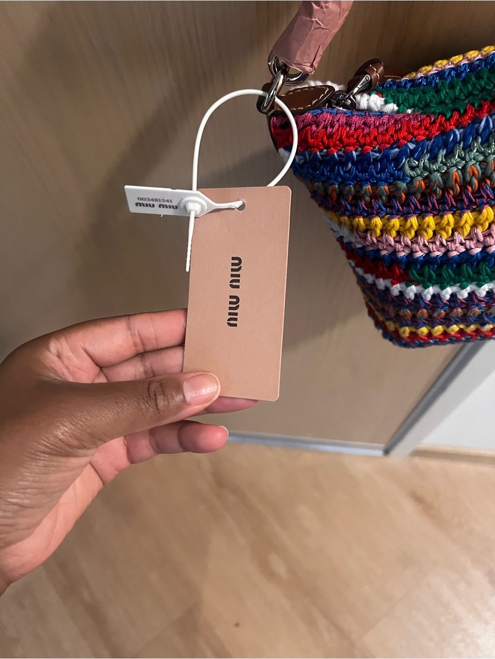Miu Miu Spirit crochet pouch - Picture 7 of 11